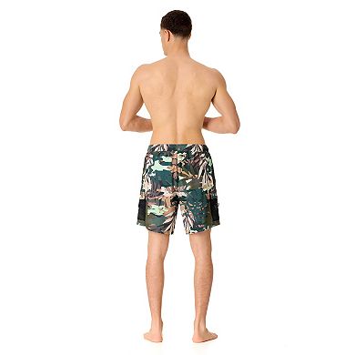 Men's Champion Allover Print Cargo Pocket Swim Bottoms