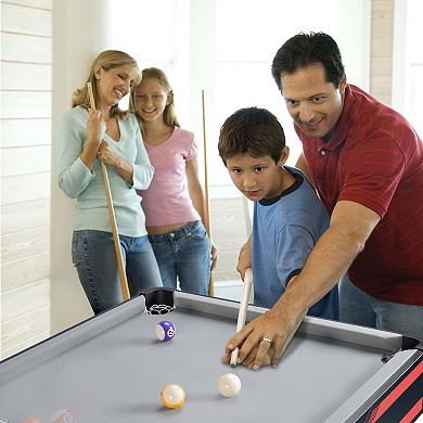 48" Folding Pool Table for Adults & Kids - Portable Billiard Table for Indoor & Outdoor Games