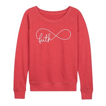Plus Size Eternal Faith French Terry Long Sleeve Tee