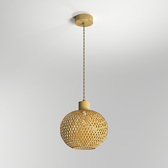 Zeya Rattan Pendant Light
