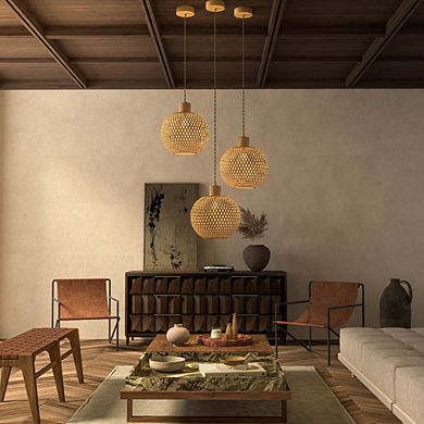 Zeya Rattan Pendant Light