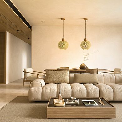 Zeya Rattan Pendant Light