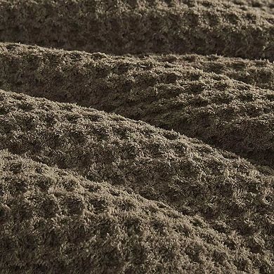 Madison Park Riordan Textured Knit Chenille Comforter Set