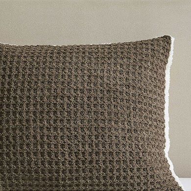 Madison Park Riordan Textured Knit Chenille Comforter Set