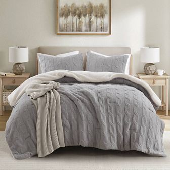 Madison Park Riordan Knit Comforter Set