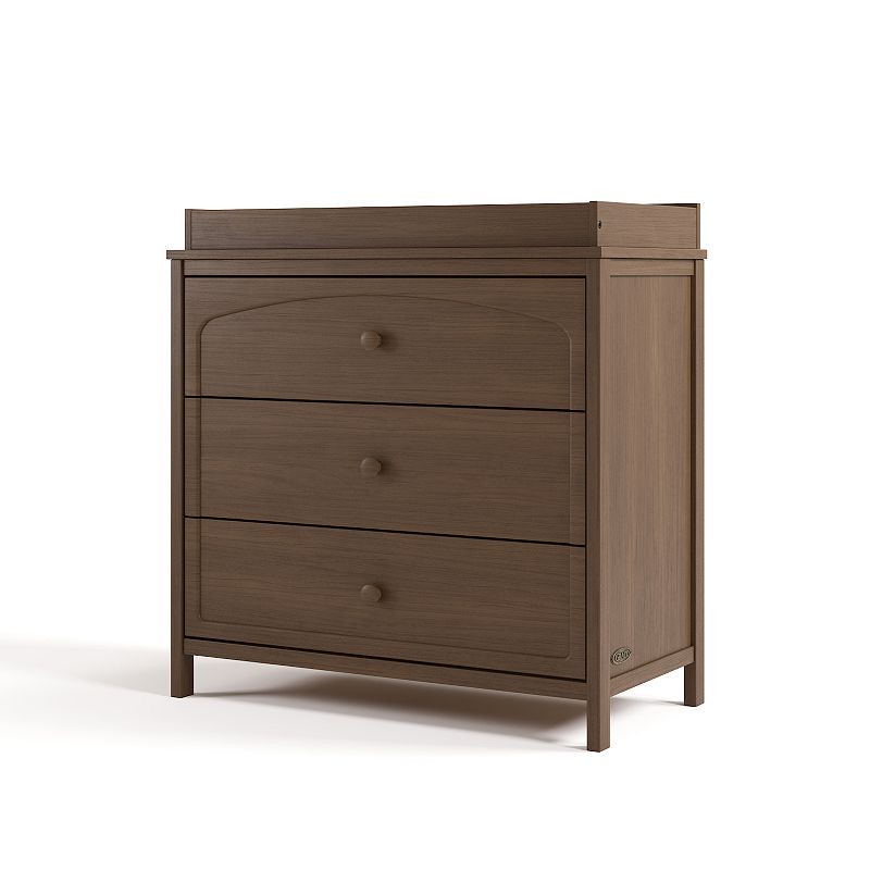 Graco® Olivia 3-Drawer Chest Dresser with Topper, Hazelnut