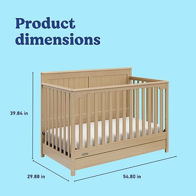 Graco® Hadley 5-in-1 Convertible Crib with Drawer
