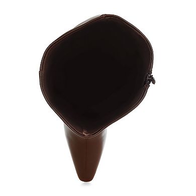 London Rag Skara Women's Faux Leather Knee-High Boots