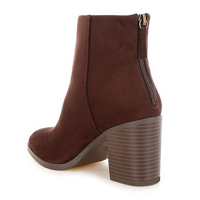 London Rag Eigur Women's High Block Heel Boots