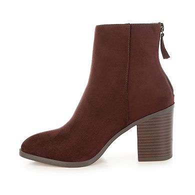 London Rag Eigur Women's High Block Heel Boots