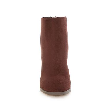 London Rag Eigur Women's High Block Heel Boots