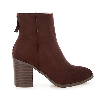 London Rag Eigur Women's High Block Heel Boots