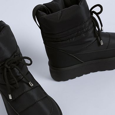 London Rag Pacos Women's Chunky Ankle Winter Boots