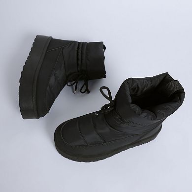 London Rag Pacos Women's Chunky Ankle Winter Boots