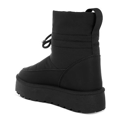 London Rag Pacos Women's Chunky Ankle Winter Boots