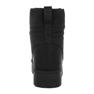 London Rag Pacos Women's Chunky Ankle Winter Boots