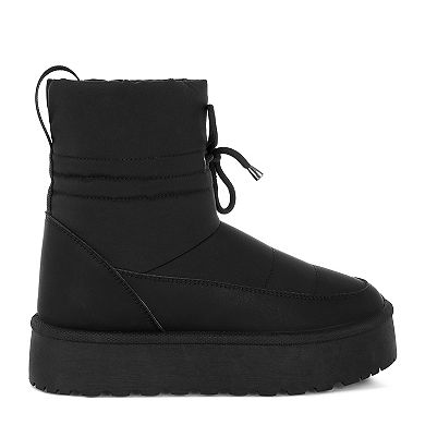 London Rag Pacos Women's Chunky Ankle Winter Boots