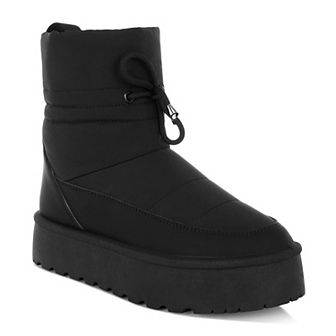 London Rag Pacos Women's Chunky Ankle Winter Boots