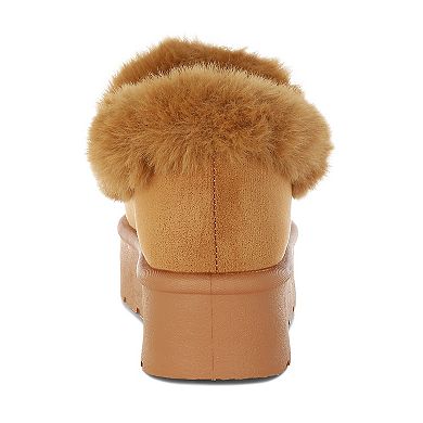 London Rag Zeta Women's Charm Detail Slip-On Winter Boots