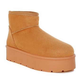 London Rag Derta Women's Soft Microfiber Ankle Boots