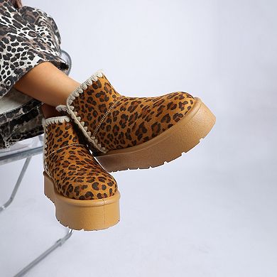 London Rag Rochas Women's Pull-On Winter Boots