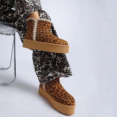 London Rag Rochas Women's Pull-On Winter Boots