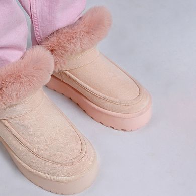 London Rag Linka Women's Pin Buckle Detail Ankle Boots