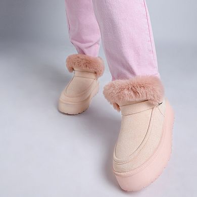 London Rag Linka Women's Pin Buckle Detail Ankle Boots