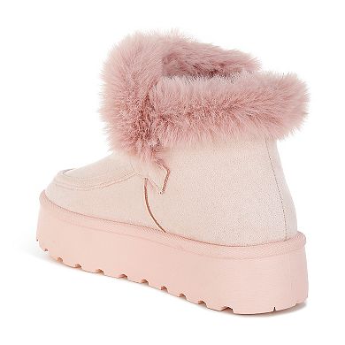 London Rag Linka Women's Pin Buckle Detail Ankle Boots