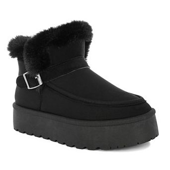 London Rag Linka Women's Pin Buckle Detail Ankle Boots