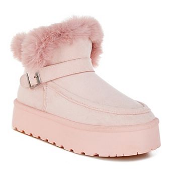 London Rag Linka Women's Pin Buckle Detail Ankle Boots