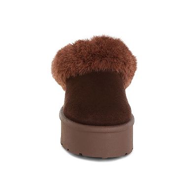 London Rag Aniso Women's Faux Fur Slip-On Winter Boots