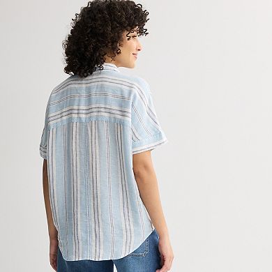 Women's Sonoma Goods For Life® Linen Camp Shirt