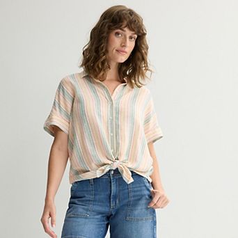 Women's Sonoma Goods For Life® Linen Camp Shirt