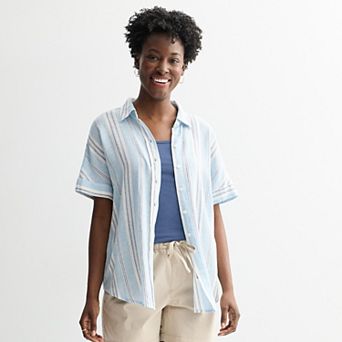 Women's Sonoma Goods For Life® Linen Camp Shirt