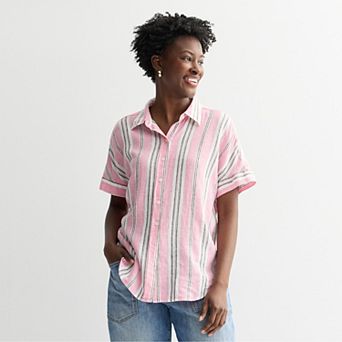 Women's Sonoma Goods For Life® Linen Camp Shirt
