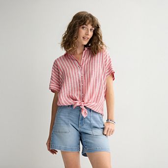 Women's Sonoma Goods For Life® Linen Camp Shirt