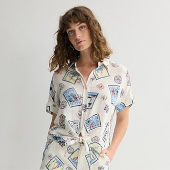 Women's Sonoma Goods For Life® Linen Camp Shirt