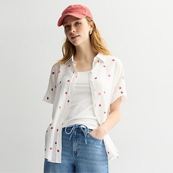 Women's Sonoma Goods For Life® Linen Camp Shirt