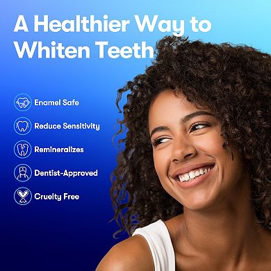 MySmile Teeth Whitening Strips, Non-Sensetive, Natural Ingredients, Enamel-Safe, Non-Slip (21 Sets)