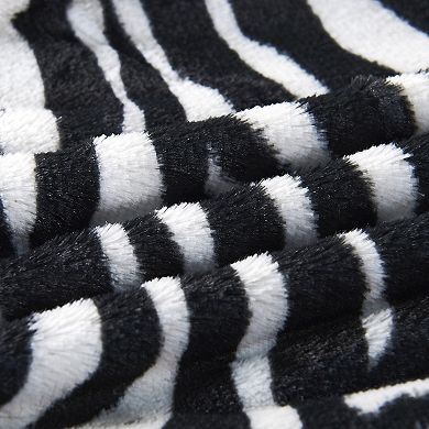 Home Soft Things Animal Printed Faux Fur Throw Blanket