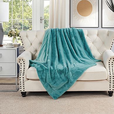 Home Soft Things Fox Faux Fur Throw Blanket
