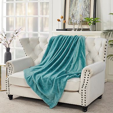 Home Soft Things Fox Faux Fur Throw Blanket
