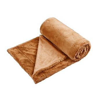 Home Soft Things Fox Faux Fur Throw Blanket