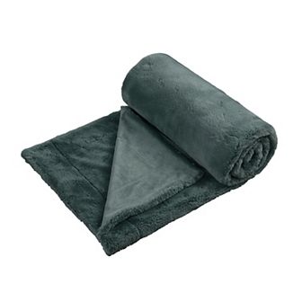 Home Soft Things Fox Faux Fur Throw Blanket