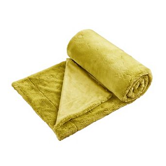 Home Soft Things Fox Faux Fur Throw Blanket