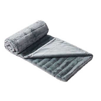Home Soft Things Willow Faux Fur Throw Blanket Blanket