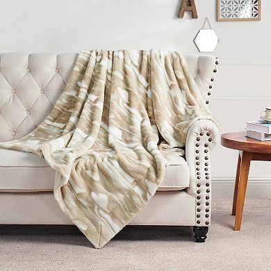 Home Soft Things Faux Fur Throw Blanket