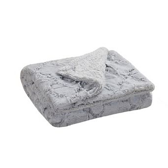 Home Soft Things Brushed Faux Fur Throw Blanket