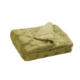 Home Soft Things Brushed Faux Fur Throw Blanket